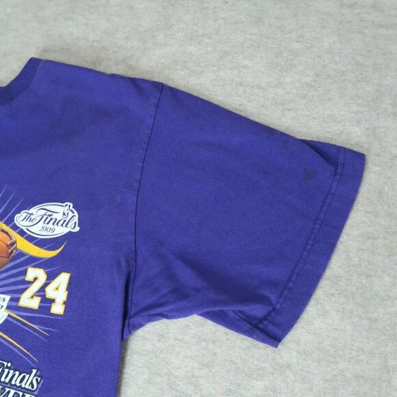 Vintage LA Lakers Shirt 2009 NBA Kobe Bryant MVP Finals Champions Men's Medium - Picture 4 of 8